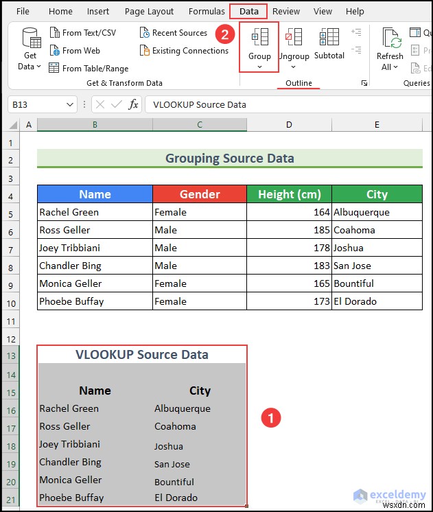 এক্সেলে VLOOKUP সোর্স ডেটা কীভাবে লুকাবেন (5টি সহজ উপায়)