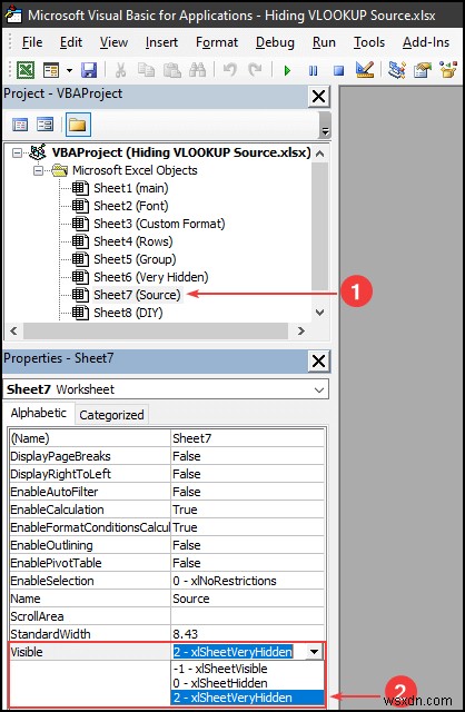 এক্সেলে VLOOKUP সোর্স ডেটা কীভাবে লুকাবেন (5টি সহজ উপায়)