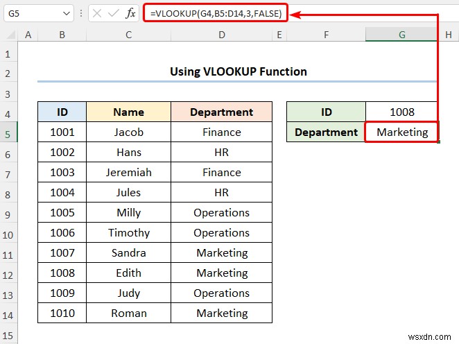 এক্সেলে VLOOKUP ব্যবহার করে কীভাবে ডেটা ম্যাপ করবেন (4টি দ্রুত উপায়)