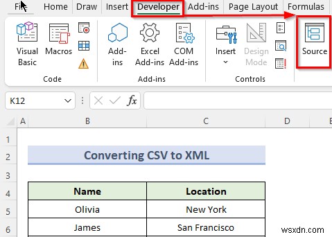 কিভাবে এক্সেলে CSV কে XML-এ রূপান্তর করবেন (সহজ ধাপে)