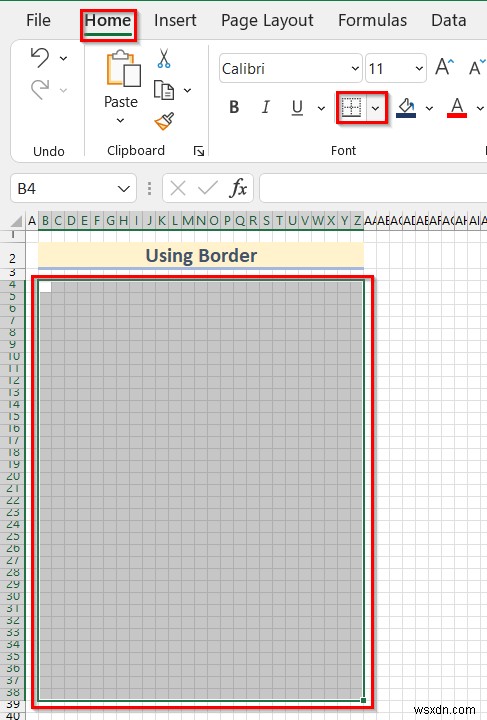 How to Draw to Scale in Excel (2 সহজ উপায়)