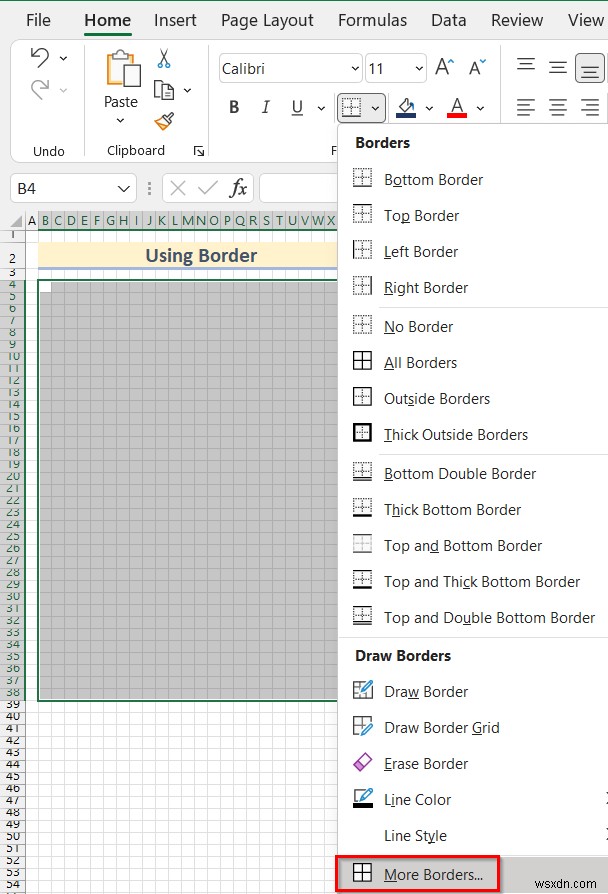 How to Draw to Scale in Excel (2 সহজ উপায়)