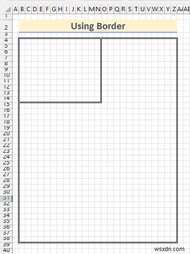 How to Draw to Scale in Excel (2 সহজ উপায়)