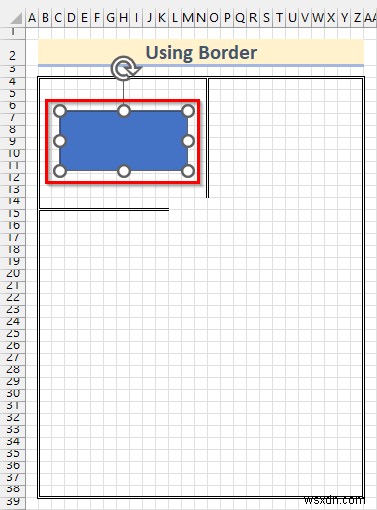 How to Draw to Scale in Excel (2 সহজ উপায়)