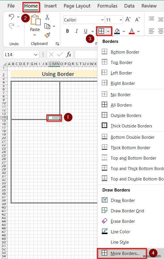 How to Draw to Scale in Excel (2 সহজ উপায়)