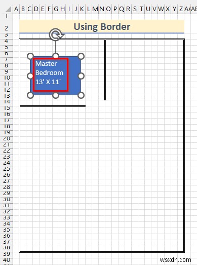 How to Draw to Scale in Excel (2 সহজ উপায়)