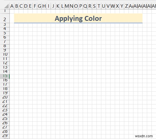 How to Draw to Scale in Excel (2 সহজ উপায়)