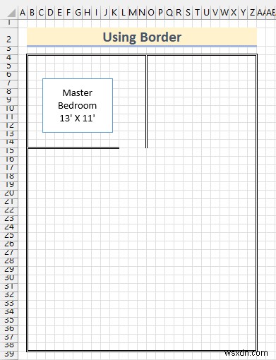 How to Draw to Scale in Excel (2 সহজ উপায়)