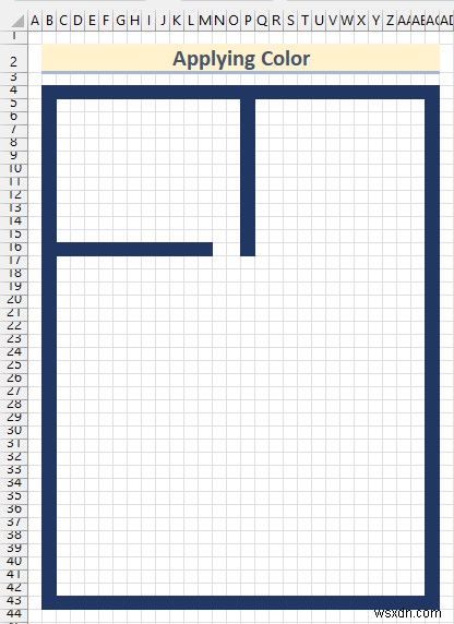 How to Draw to Scale in Excel (2 সহজ উপায়)