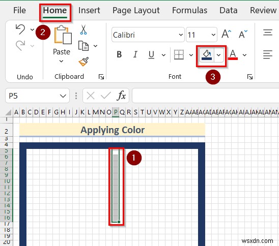 How to Draw to Scale in Excel (2 সহজ উপায়)