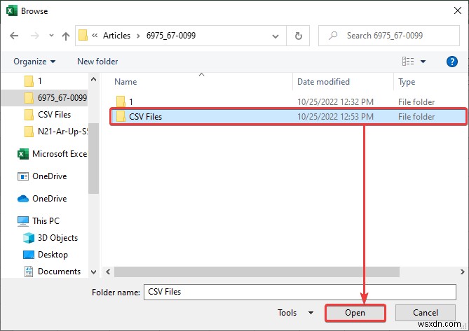 এক্সেলের একাধিক শীটে CSV ফাইল মার্জ করুন (সহজ পদক্ষেপ সহ)