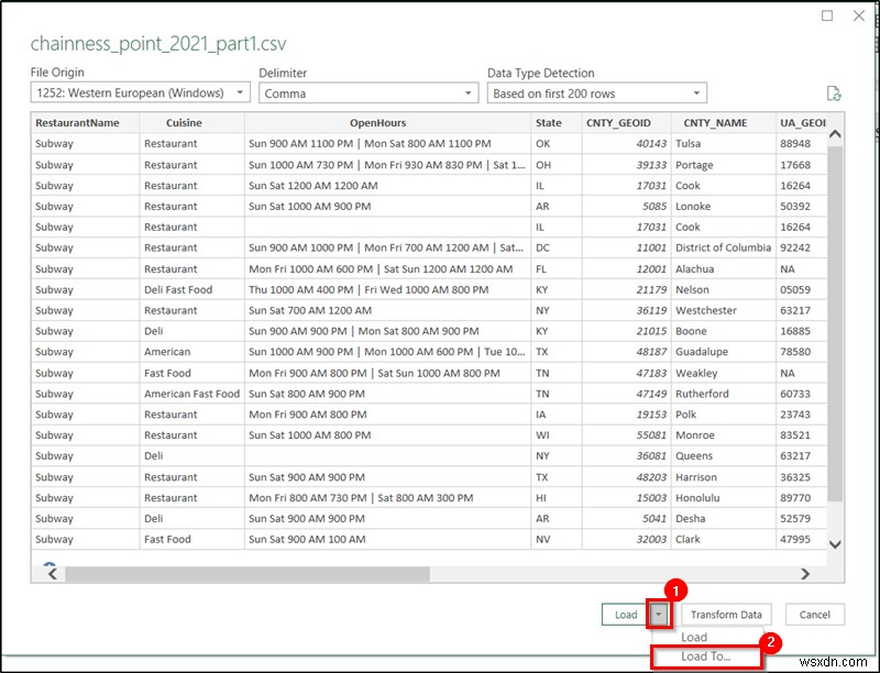 এক্সেল এ কিভাবে বড় CSV ফাইল খুলবেন (2 সহজ পদ্ধতি)