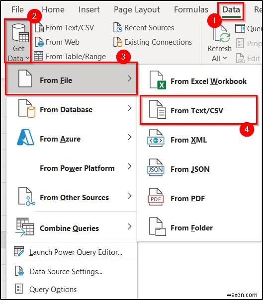 এক্সেল এ কিভাবে বড় CSV ফাইল খুলবেন (2 সহজ পদ্ধতি)