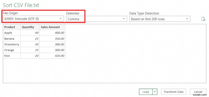 এক্সেল এ CSV ফাইল কিভাবে সাজাতে হয় (2 দ্রুত পদ্ধতি)