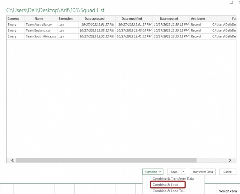 কিভাবে CSV ফাইলগুলিকে Excel এ মার্জ করবেন (2টি সহজ উপায়)