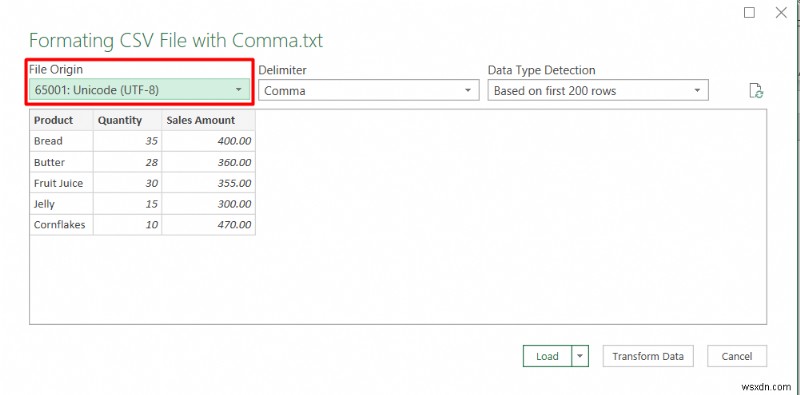 এক্সেলে CSV ফাইল ফরম্যাটিং (2টি উদাহরণ সহ)