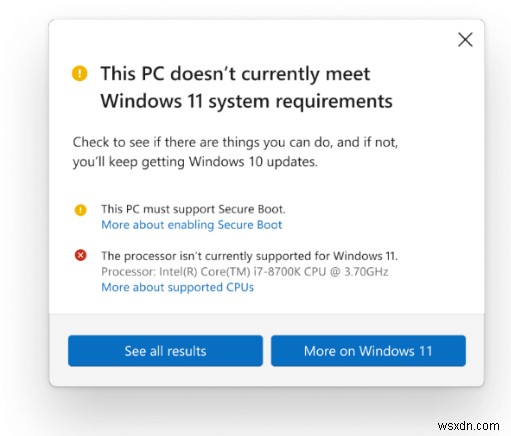 Microsoft Windows 11 ন্যূনতম স্পেসিক্স আপডেট করে, অসমর্থিত পিসিতে আপগ্রেড করা সম্ভব হবে তা নিশ্চিত করে