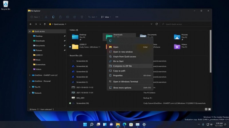 Windows 11 পর্যালোচনা:একটি আরও সুসঙ্গত সফ্টওয়্যার অভিজ্ঞতা (ভিডিওতে হাত)