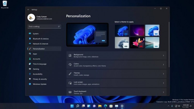 Windows 11 পর্যালোচনা:একটি আরও সুসঙ্গত সফ্টওয়্যার অভিজ্ঞতা (ভিডিওতে হাত)