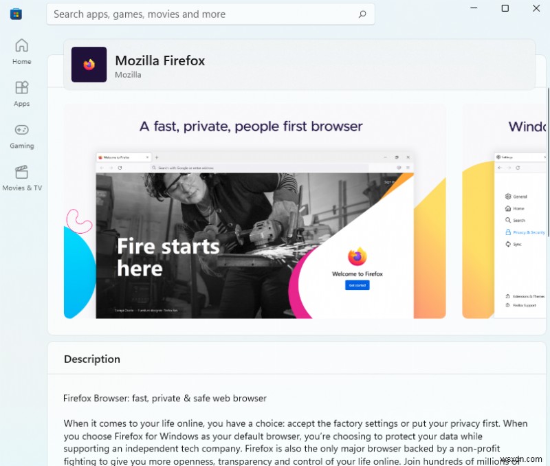 Mozilla Firefox এখন Windows 10 এবং 11 এর জন্য Microsoft স্টোরে উপলব্ধ