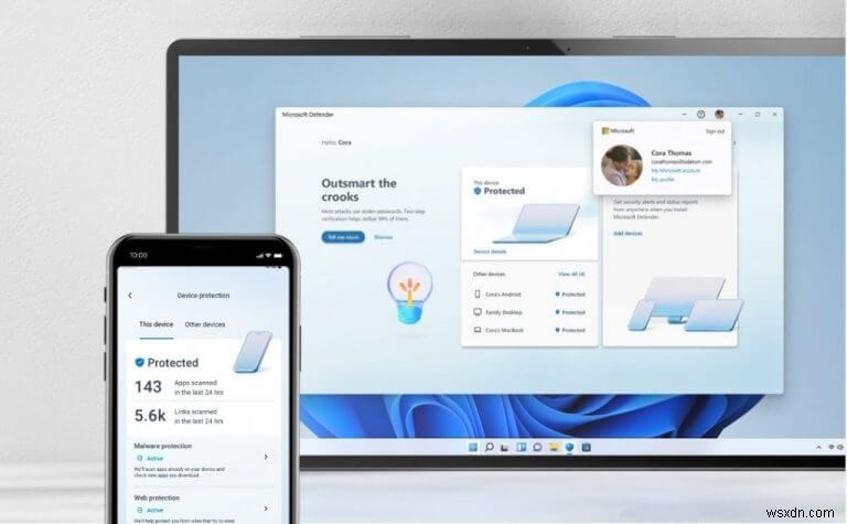 এখানে প্রথমে উইন্ডোজ 11 এবং অ্যান্ড্রয়েডের জন্য নতুন Microsoft ডিফেন্ডার অ্যাপটি দেখুন