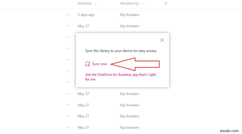 কিভাবে ব্যবসার জন্য OneDrive ব্যবহার করে SharePoint লাইব্রেরিগুলি সিঙ্ক করবেন