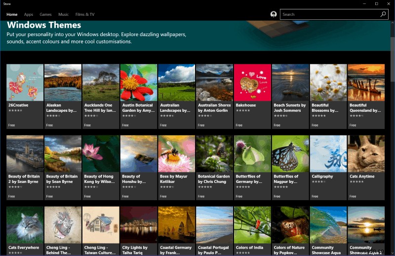 Windows 10 এ Windows Store থেকে থিম কিভাবে ইনস্টল করবেন