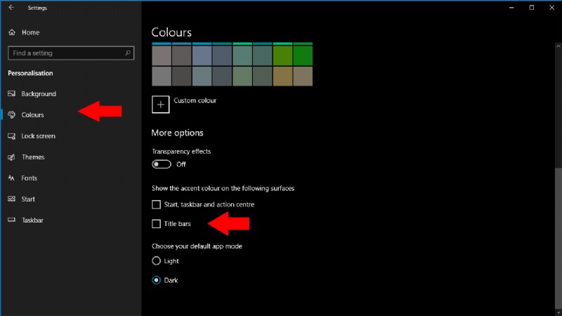 আপনার অ্যাকসেন্টের রঙ পরিবর্তন না করে কিভাবে Windows 10-এ গাঢ় থিম টাইটেল বার পাবেন