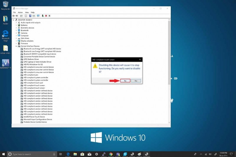 Windows 10 এ টাচস্ক্রিন কিভাবে অক্ষম করবেন