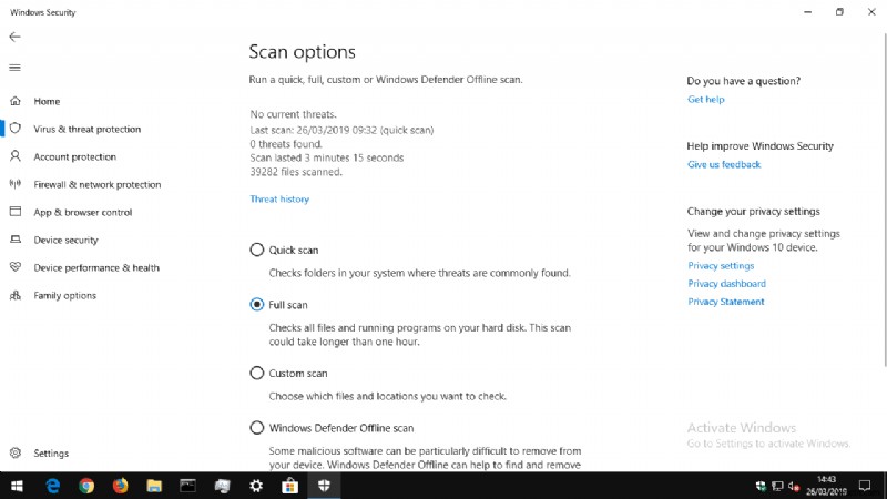 Windows 10 এ ভাইরাস স্ক্যান কিভাবে করবেন