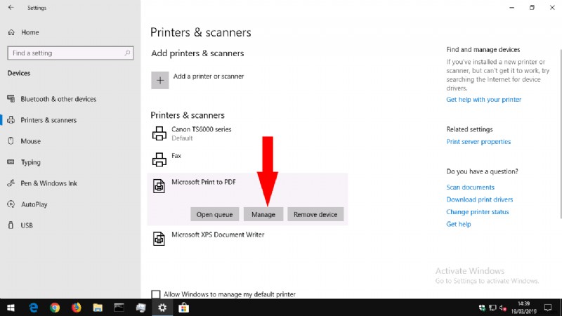 Windows 10 এ আপনার ডিফল্ট প্রিন্টার কিভাবে সেট করবেন