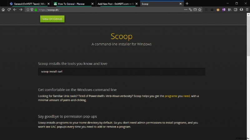 Windows 10 এ Scoop প্যাকেজ ম্যানেজার কিভাবে ইনস্টল করবেন