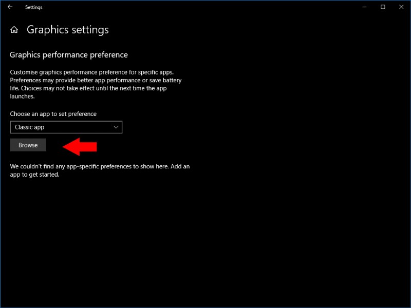 Windows 10 এ কিভাবে প্রতি-অ্যাপ গ্রাফিকাল পারফরম্যান্স সেটিংস সেট করবেন