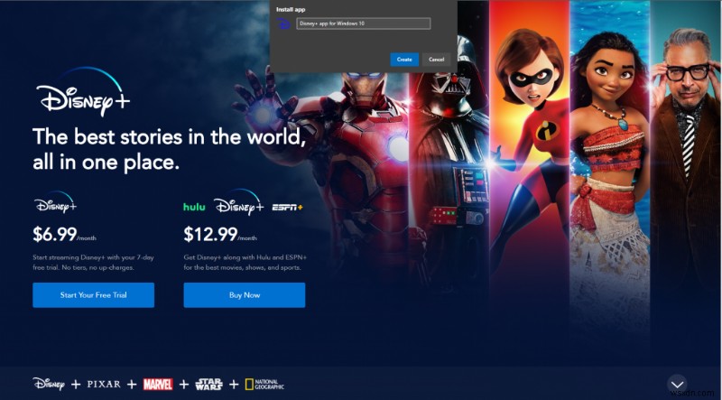 Windows 10 এ PWA হিসাবে Disney+ কিভাবে সেট আপ করবেন