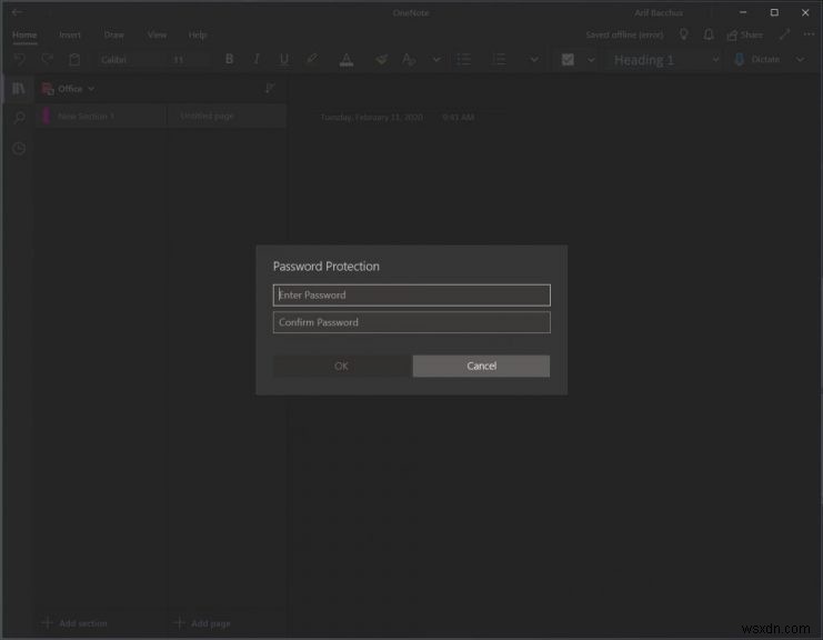 Windows, iOS, Android এবং MacOS-এ OneNote-এ নোটবুক বিভাগগুলিকে কীভাবে পাসওয়ার্ড সুরক্ষিত করবেন