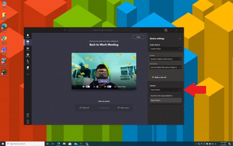 আপনার Microsoft টিম কলগুলিকে মশলাদার করতে Windows 10 এ কীভাবে স্ন্যাপচ্যাট ক্যামেরা ব্যবহার করবেন তা এখানে রয়েছে
