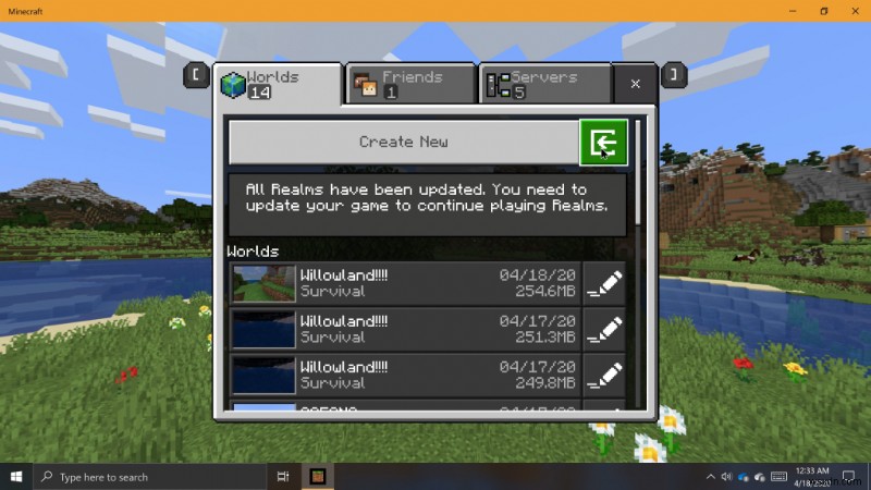 Windows 10 এ Minecraft এ বিশ্বগুলিকে কীভাবে ব্যাক-আপ এবং আমদানি করবেন