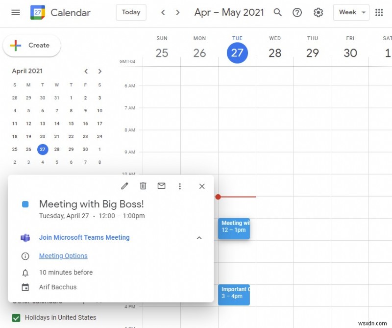 Google ক্যালেন্ডার থেকে কীভাবে সহজেই মাইক্রোসফ্ট টিম মিটিং শিডিউল করবেন