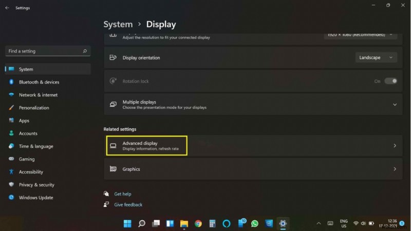 Windows 11 এ কিভাবে ডায়নামিক রিফ্রেশ রেট সক্ষম করবেন