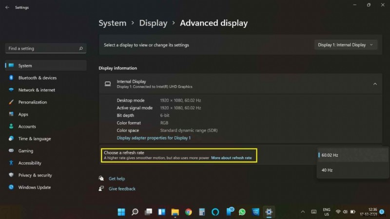 Windows 11 এ কিভাবে ডায়নামিক রিফ্রেশ রেট সক্ষম করবেন