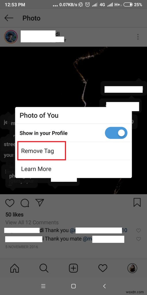 কিভাবে অন্য ব্যবহারকারীর Instagram ফটোগুলি থেকে নিজেকে আনট্যাগ করবেন?