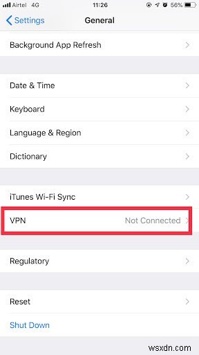 iOS-এ VPN অ্যাক্সেস কনফিগার করার পদক্ষেপ