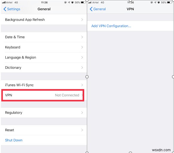 iOS-এ VPN অ্যাক্সেস কনফিগার করার পদক্ষেপ