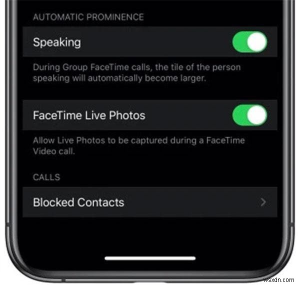 iOS 13.5 – ফেসটাইমে স্বয়ংক্রিয় ফেস জুমিং অক্ষম করুন