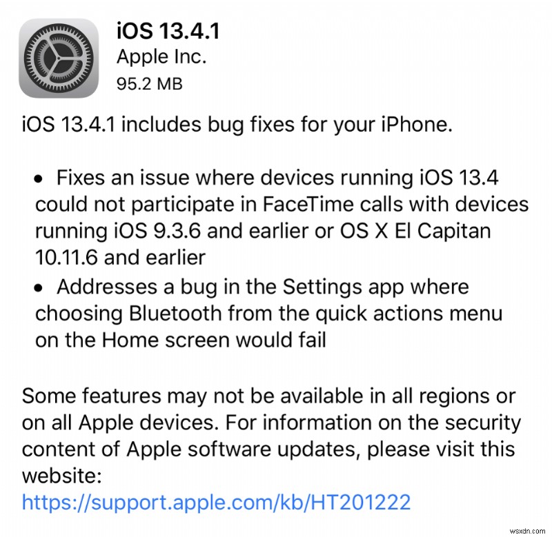 Apple iOS 13.4.1 এবং iPadOS 13.4.1