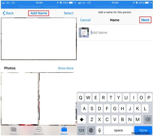 iOS 11-এ ফটো অ্যাপে কীভাবে লোকেদের যুক্ত বা সরানো যায় 