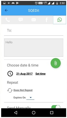 অ্যান্ড্রয়েডে হোয়াটসঅ্যাপ বার্তাগুলি কীভাবে শিডিউল করবেন 