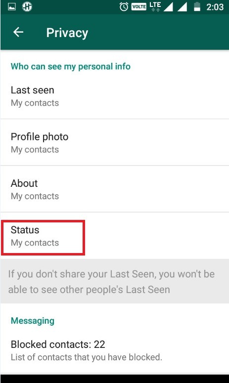 নির্বাচিত ব্যক্তিদের থেকে কীভাবে হোয়াটসঅ্যাপ স্ট্যাটাস লুকাবেন 