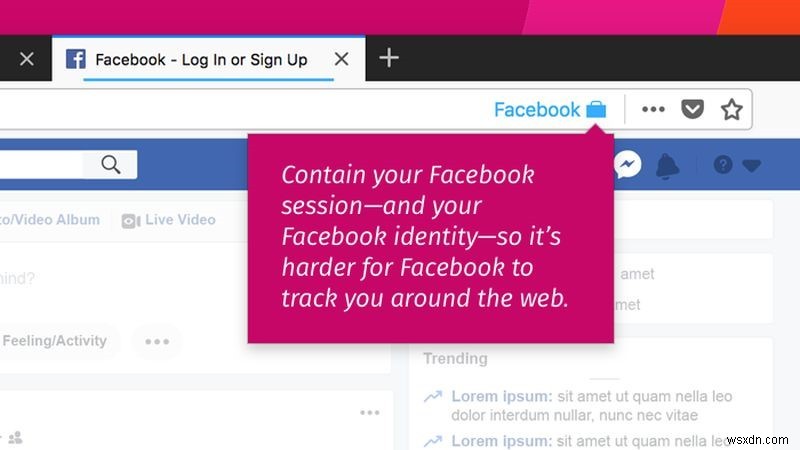 ডাটা ট্র্যাকিং এড়াতে ফায়ারফক্স ফেসবুক কন্টেইনার এক্সটেনশন চালু করেছে
