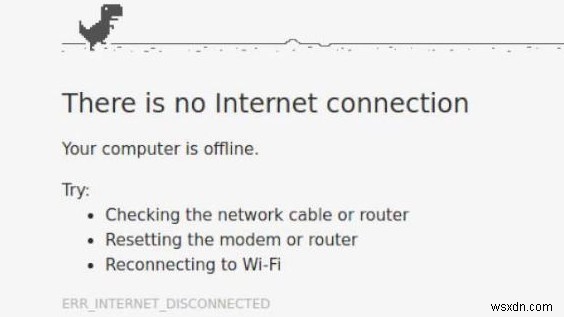 Google Chrome-এ  ERR_INTERNET_DISCONNECTED  ত্রুটি কীভাবে ঠিক করবেন